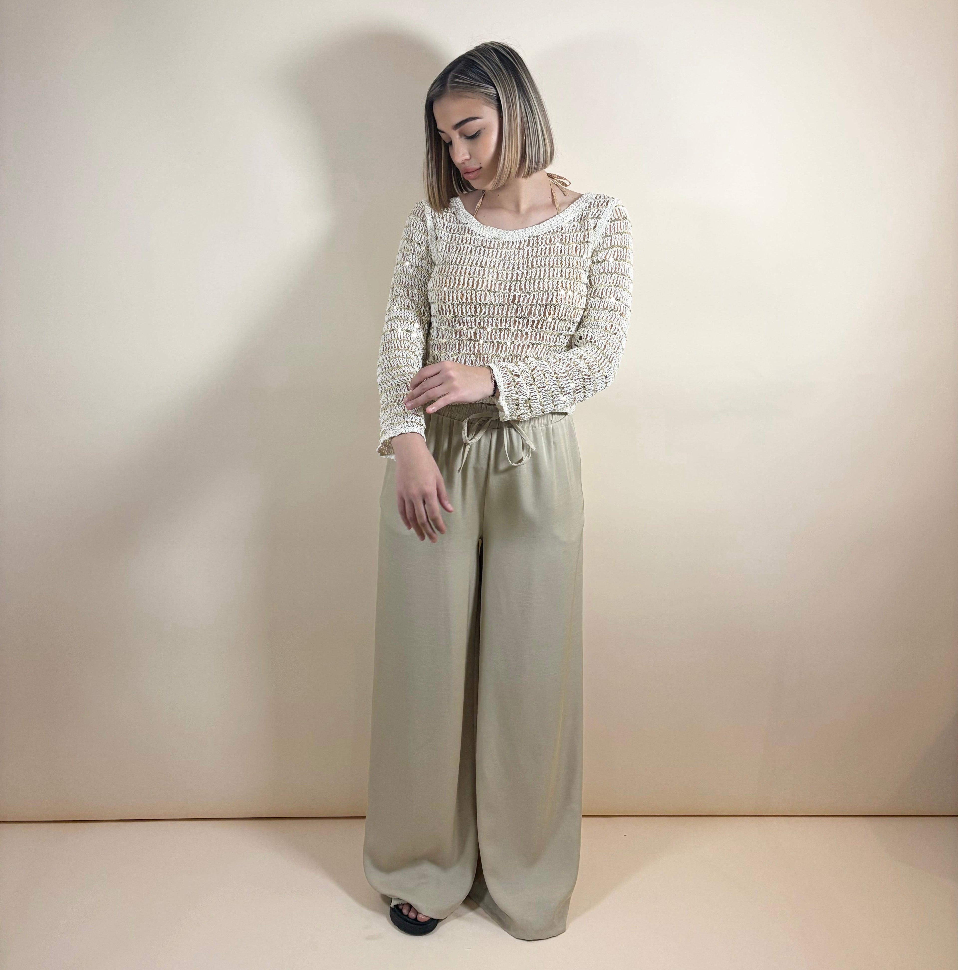 Pantalon Satiné